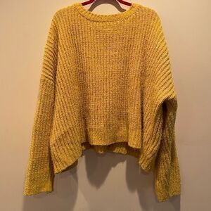 Cozy Primark Sweater XL Yellow Chenille